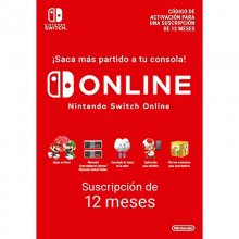 Nintendo Switch Online Suscripción Individual 12 Meses (365 Días) Nintendo eShop en PcComponentes