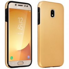 Avizar Funda Protectora de Silicona y Policarbonato Protección 360º Dorada para Samsung Galaxy J5 2017 en PcComponentes