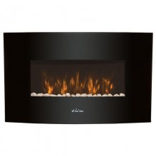 Purline CHE-440 Chimenea Eléctrica Mural con Mando a Distancia 2000W en PcComponentes