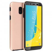 Avizar Funda Protectora de Policarbonato y Silicona Protección 360º Champán para Samsung Galaxy J6 en PcComponentes