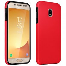 Avizar Funda Protectora de Silicona y Policarbonato Protección 360º Roja para Samsung Galaxy J5 2017 en PcComponentes