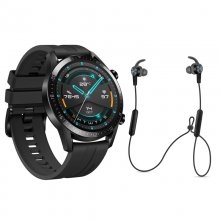 Huawei Watch GT 2 46mm Sport Matte Black + Huawei AM61 Auriculares Deportivos Inalámbricos en PcComponentes