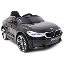 Ataa Cars Coche Eléctrico con Licencia BMW 6 GT 12V Negro