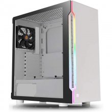 Thermaltake H200 TG RGB Snow Cristal Templado USB 3.1 Blanco en PcComponentes