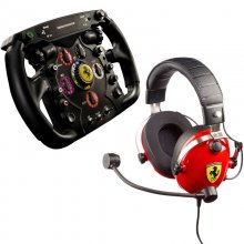 Thrustmaster Scuderia Ferrari Race Kit Auriculares + Volante en PcComponentes