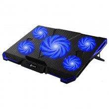 Klim Cyclone Base Refrigeradora para Portátil hasta 19" Negro/Azul en PcComponentes