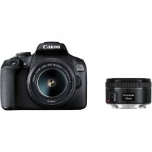 Canon 2000D + Objectiva 18-55 IS II + Objectiva 50 F1.8 STM en PcComponentes