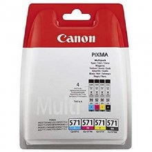 Canon CLI-571 Multipack Original Negro/Cian/Magenta/Amarillo
