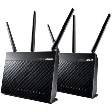 Asus RT-AC68U AiMesh AC1900 Pack 2 Routers WiFi Doble Banda Gigabit Negro en PcComponentes