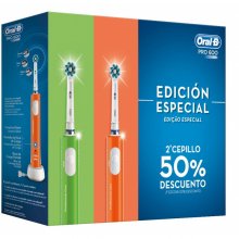 Oral B Pack Pro 600 Cross Action Escovas de Dentes Verde + Laranja en PcComponentes