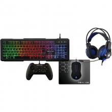 The G-Lab Combo Palladium Pack Gaming Teclado + Ratón + Mando + Auriculares + Alfombrilla en PcComponentes