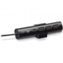 Ewent Cargador USB de 36 W con 1 Puerto USB-C y 3 Puertos USB-A con Smart IC en PcComponentes