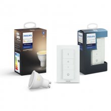 Philips Hue White Ambiance Kit Bombilla LED GU10 5W Blanca + Interruptor Inalámbrico en PcComponentes