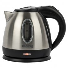 HKoenig BO12 Fervedor de Água 1.2L 1630W Aço Inoxidável/Preto en PcComponentes