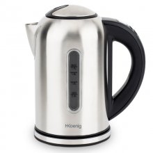 HKoenig BOE50 Fervedor de Água Programável 1.7L 2200W Aço Inoxidável/Preto en PcComponentes