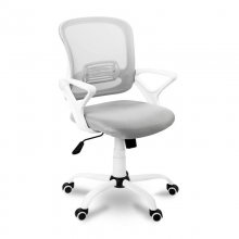 Adec Brisa Silla de Oficina Blanca/Gris