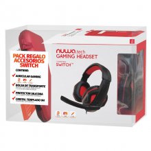 Nuwa Pack Accesorios Gaming Rojo para Nintendo Switch en PcComponentes