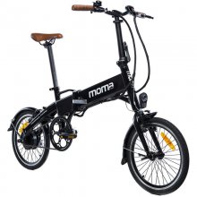Moma Bikes E-16Teen Bicicleta Eléctrica Negra en PcComponentes
