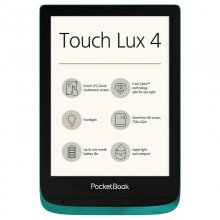 PocketBook Touch Lux 4 eReader 6" 8GB Wifi Verde Esmeralda Reacondicionado en PcComponentes
