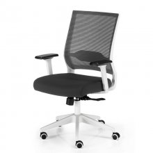 Euromof Sidney Silla de Oficina Blanca/Negra