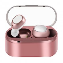 Fierro Butterfly Auriculares Inalámbricos con Base de Carga Rosa Dorado en PcComponentes