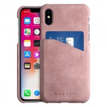 Bugatti Londra Funda Rígida Rosa de Piel Auténtica para iPhone X/XS en PcComponentes