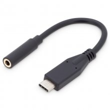 Digitus Adaptador USB-C a Jack 3.5mm 20cm Negro en PcComponentes