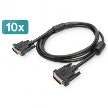 Digitus Cable DVI (24+1) Macho/Macho 2m Negro 10x Unidades en PcComponentes