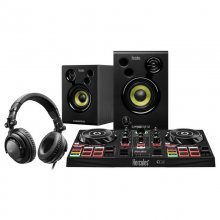 Hercules DJLearning Kit Controladora DJControl Inpulse 200 + Auriculares HDP DJ45 + Altavoces DJMonitor 32 en PcComponentes