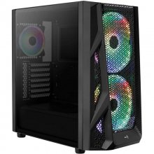 Aerocool AirHawk Duo Cristal Templado USB 3.1 RGB Negra en PcComponentes