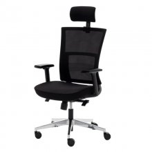 Euromof Atlanta Silla de Oficina Ergonómica Negra en PcComponentes