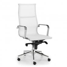 Euromof Berlín Sillón de Oficina con Respaldo Alto Blanco en PcComponentes