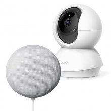 Pack Google Nest Mini Tiza + TP-LINK Tapo C200 Cámara IP 360º WiFi en PcComponentes