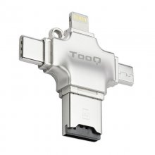 Tooq TQR-4001 Lector de Tarjetas Externo USB 4 en 1 en PcComponentes
