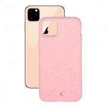 Ksix Silk Funda Eco-Friendly Rosa para iPhone 11 en PcComponentes