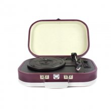 Prixton VC410 Tocadiscos Portátil Morado en PcComponentes