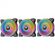 Thermaltake Riing Quad 14 RGB Radiator Pack 3 Ventiladores Edición Premium Negro en PcComponentes