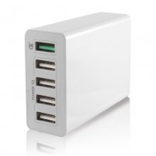 Ksix Cargador Quick&Smart Charge 9.4A 5xUSB Blanco en PcComponentes