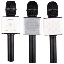Prixton Micrófono Inalámbrico Bluetooth con Karaoke Negro en PcComponentes