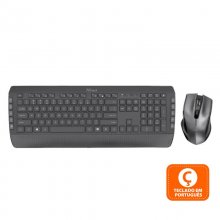 Trust Tecla-2 Wireless Teclado e Rato Sem Fios (PT) en PcComponentes