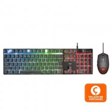 Trust GXT 838 Azor Gaming Combo Teclado e Rato (PT) en PcComponentes