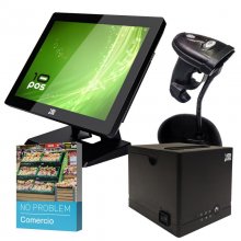 10POS BDL10POS121C Pack Terminal Táctil + Impresora Tickets + Lector de Códigos de Barras + Software en PcComponentes