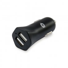 Conceptronic Cargador de Coche 2xUSB Negro en PcComponentes