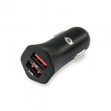 Conceptronic Cargador de Coche 2xUSB 4.8A Negro en PcComponentes