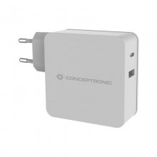 Conceptronic Cargador de Pared Carga Rápida USB + USB-C 3A Blanco en PcComponentes