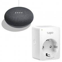Pack Google Home Mini Carbón + TP-Link Tapo P100 Mini Smart Wifi Enchufe Inteligente en PcComponentes
