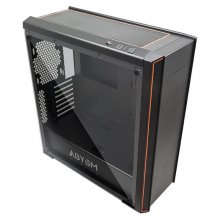 Abysm Dorian Cristal Templado USB 3.0 Negra/Naranja