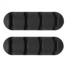 Bluelounge CableDrop Multi Pack 2 Organizadores de Cables Negros en PcComponentes