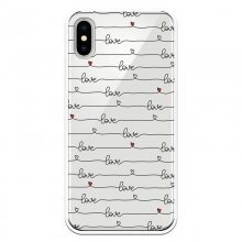 Be Unique Funda Gel Love para iPhone X/XS