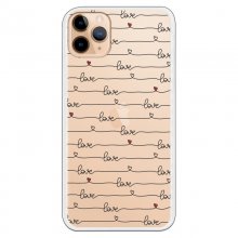 Be Unique Funda Gel Love para iPhone 11 Pro Max